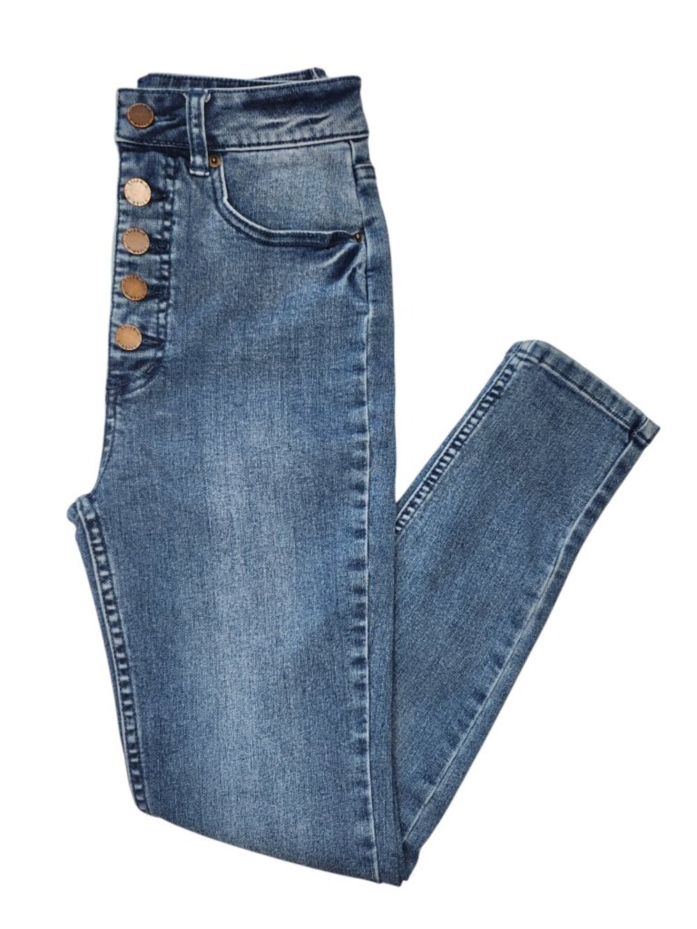 O'Neill Dark Wash Button Fly Skinny Jeans Size 26